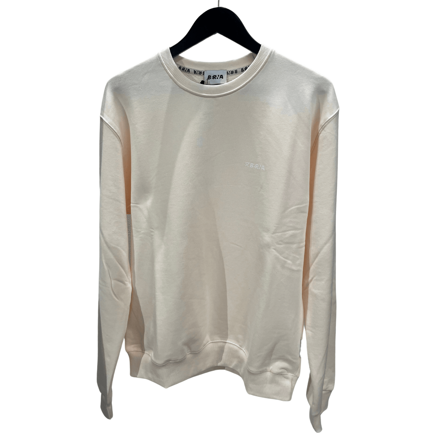 Felpa Logo Basic crema