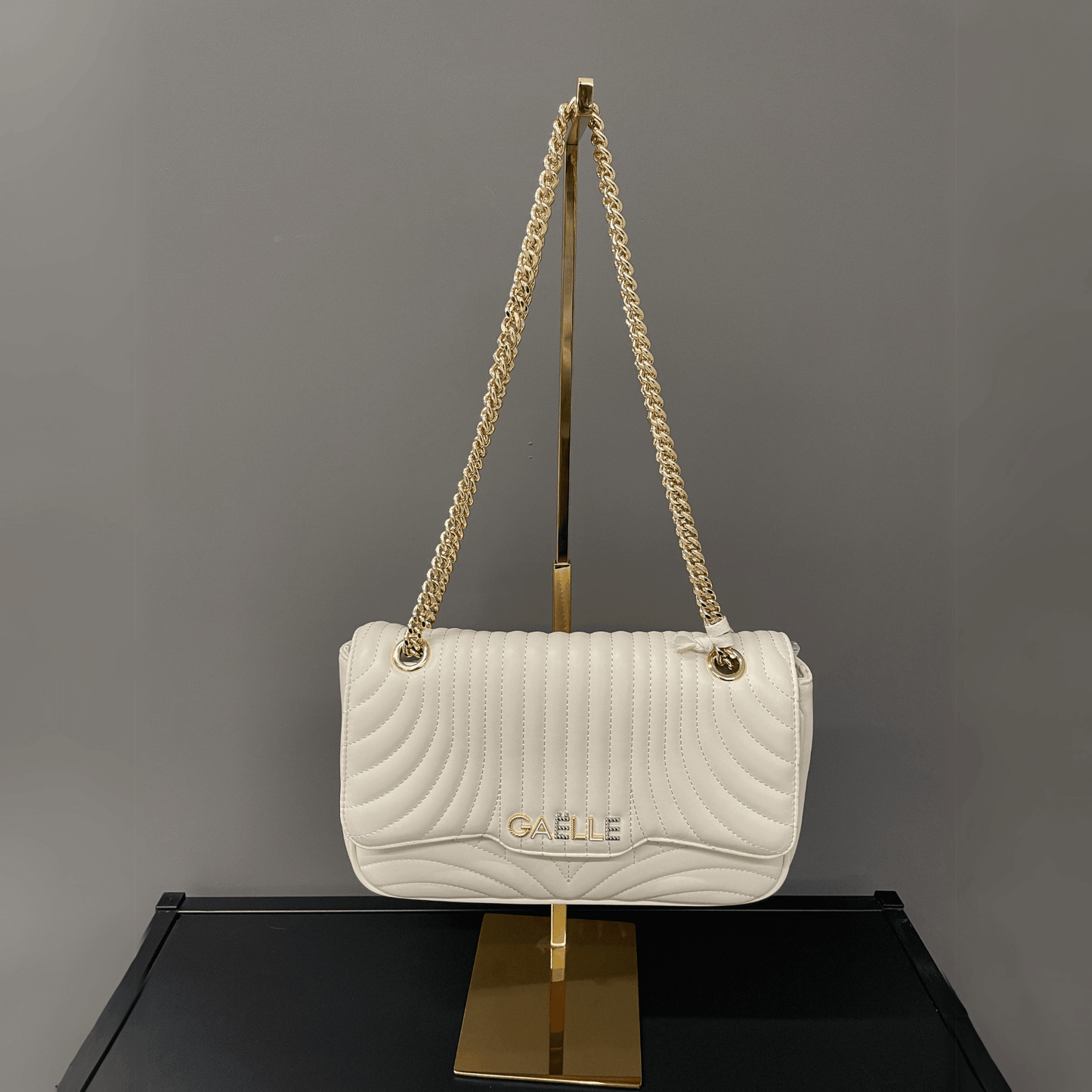 Reg Shoulder Strap Ecopelle avorio