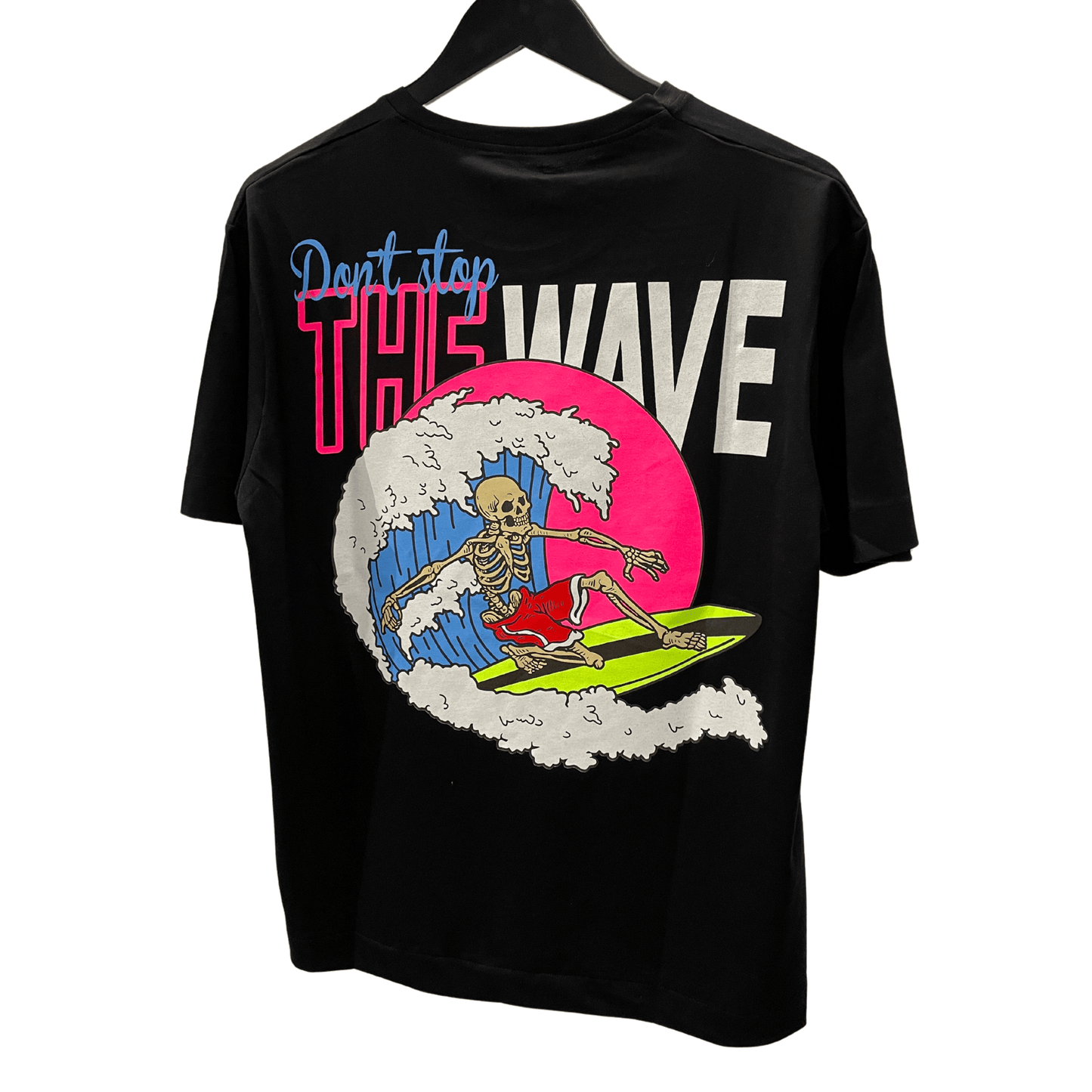 T-shirt Jersey "The Wave" nera