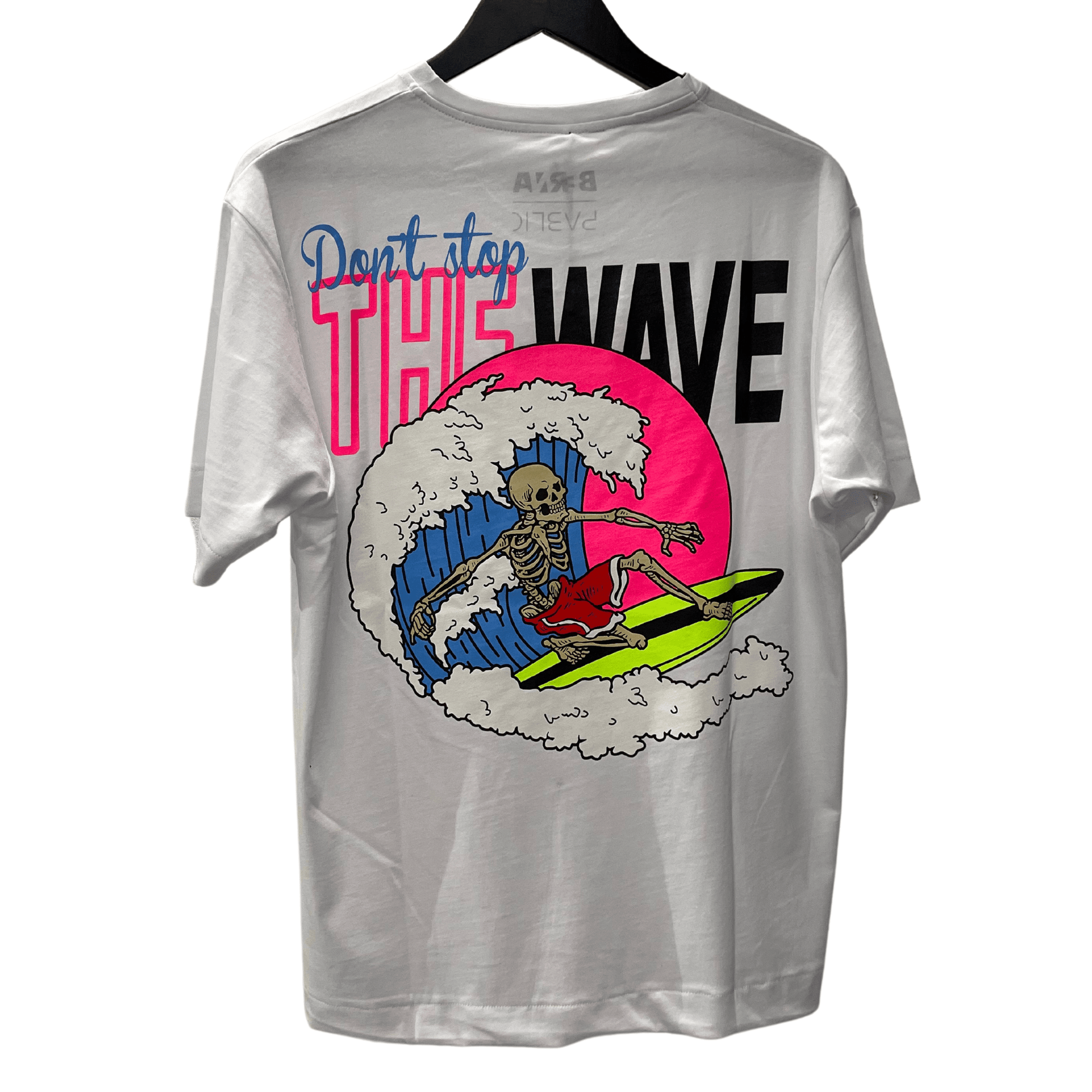 T-shirt Jersey "The Wave" bianca