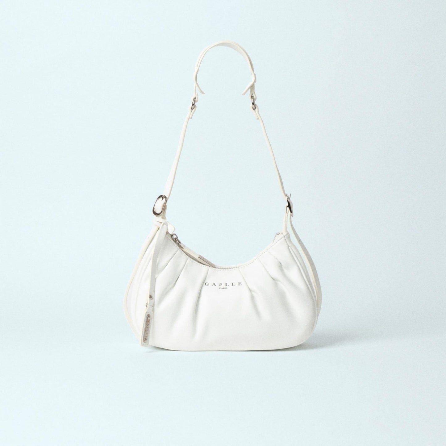 Mini Shoulder Strap Ecopelle Liscio bianco