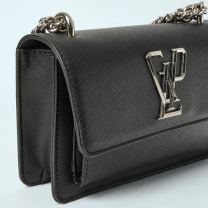 Mini Shoulder Strap In Ecopelle nero