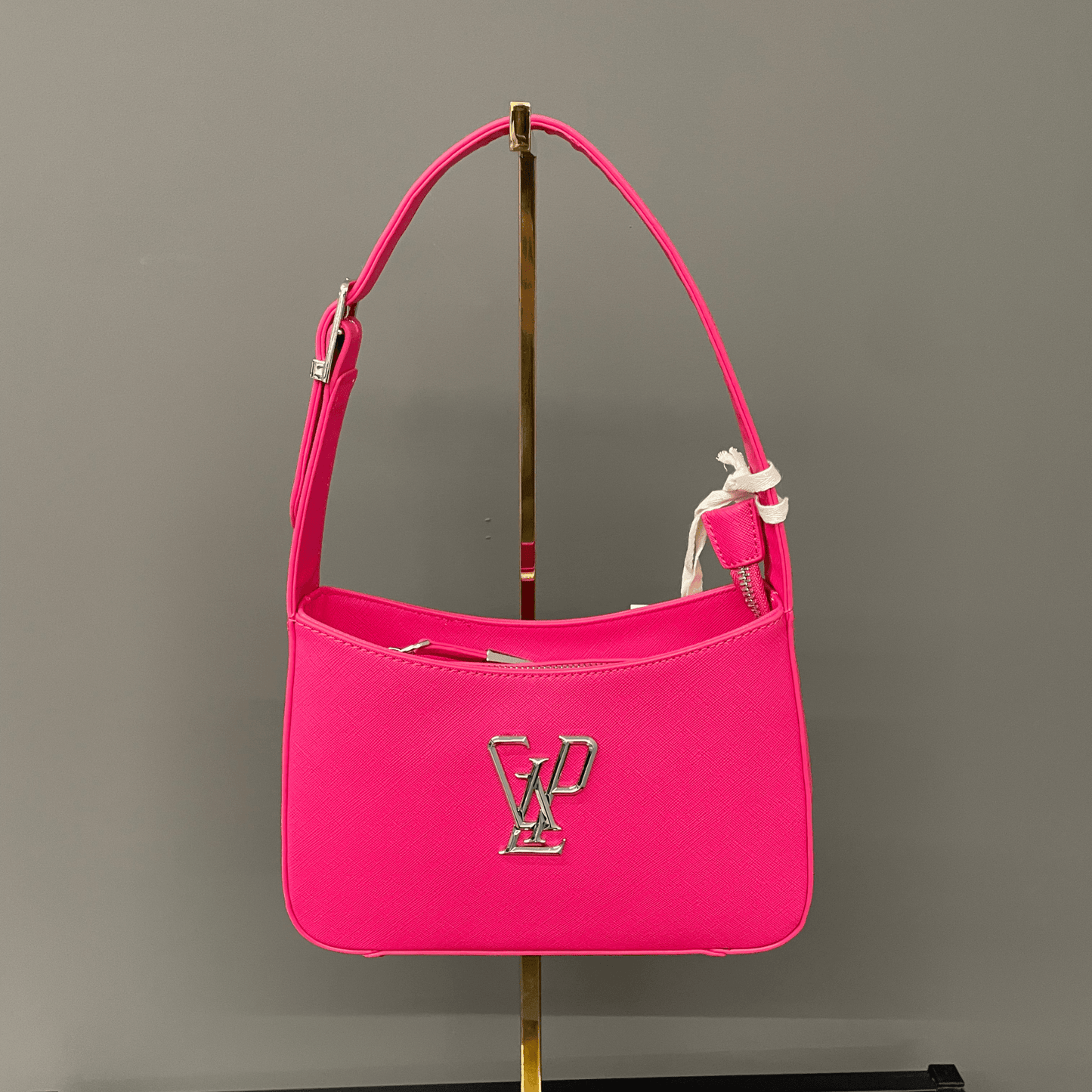 Reg Hobo Bag Ecopelle Saffiano fucsia