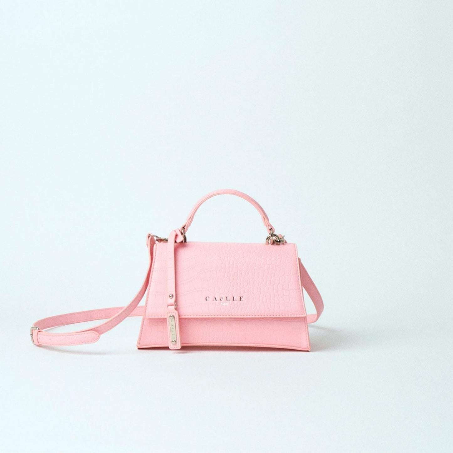 Regular Shoulder Strap Ecopelle Effetto Cocco rosa