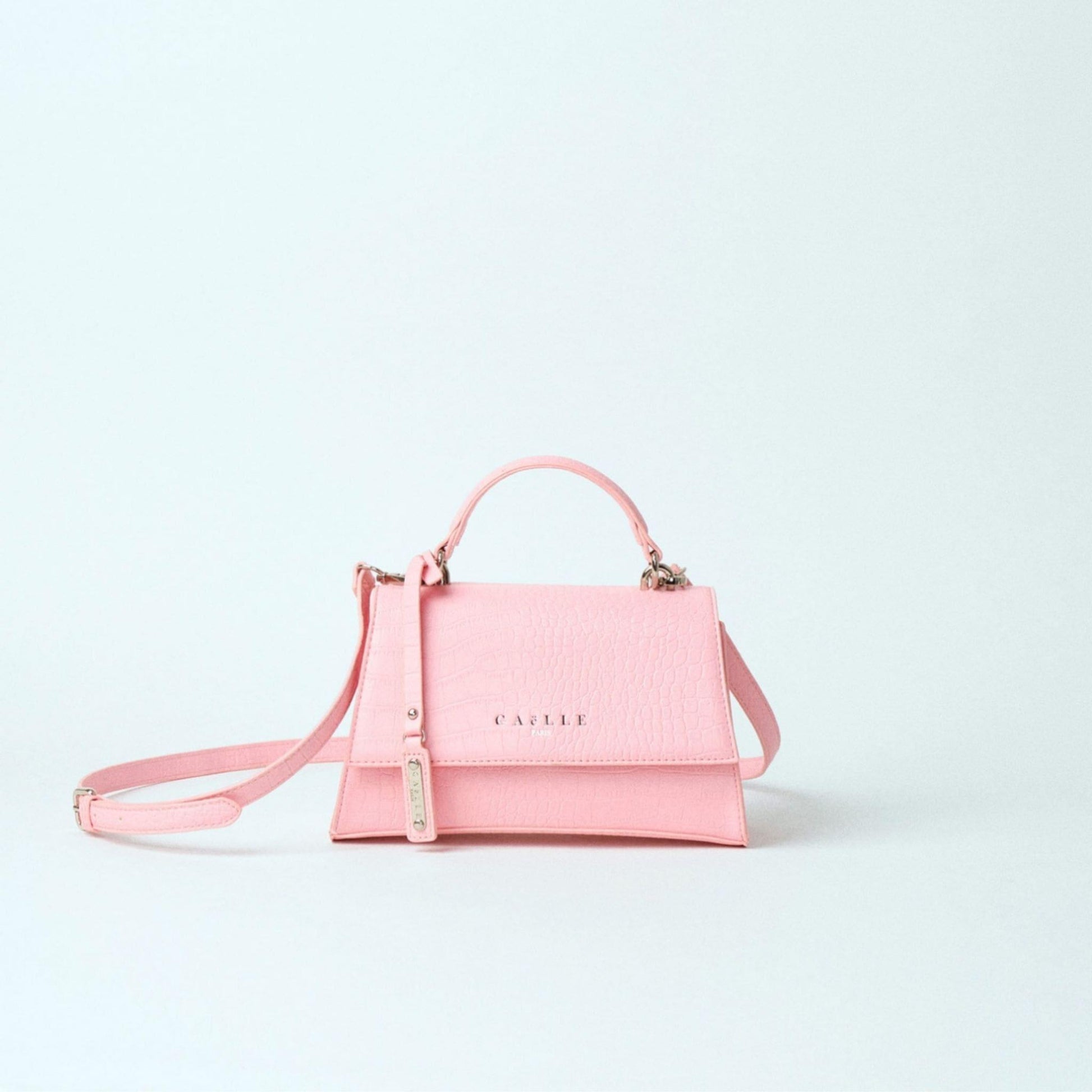 Regular Shoulder Strap Ecopelle Effetto Cocco rosa