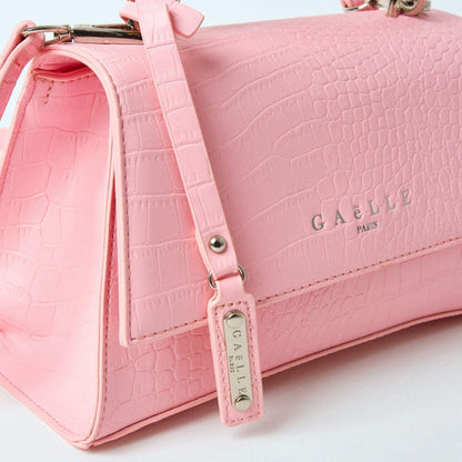 Regular Shoulder Strap Ecopelle Effetto Cocco rosa