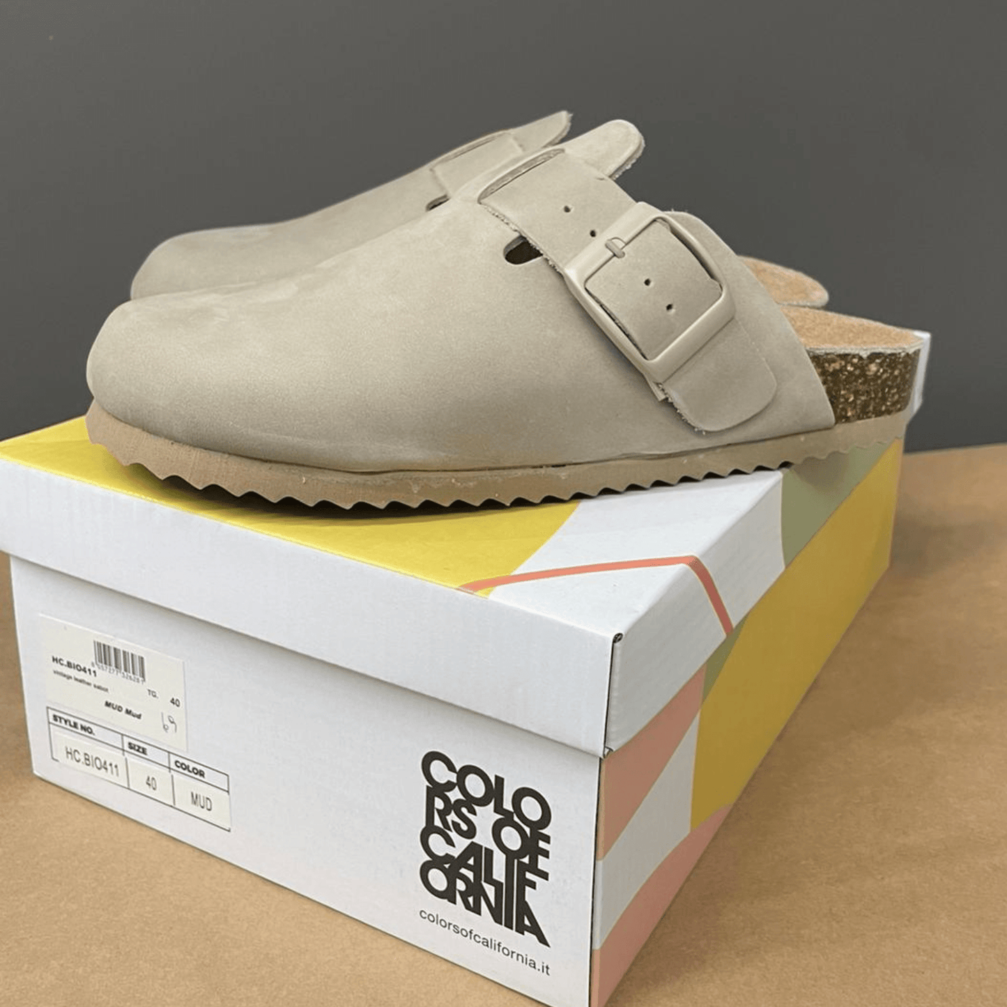 Sabot Scamosciato Mud