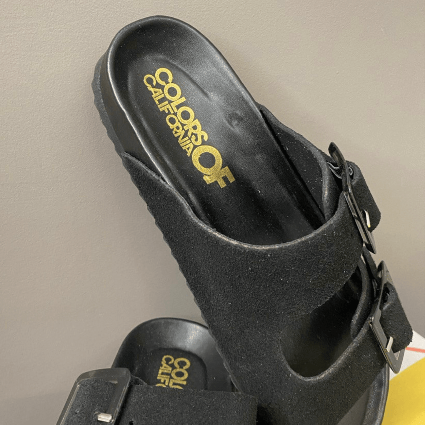 Sandalo Scamosciato Black