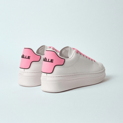 Sneaker Addict con Rubber Patch rosa