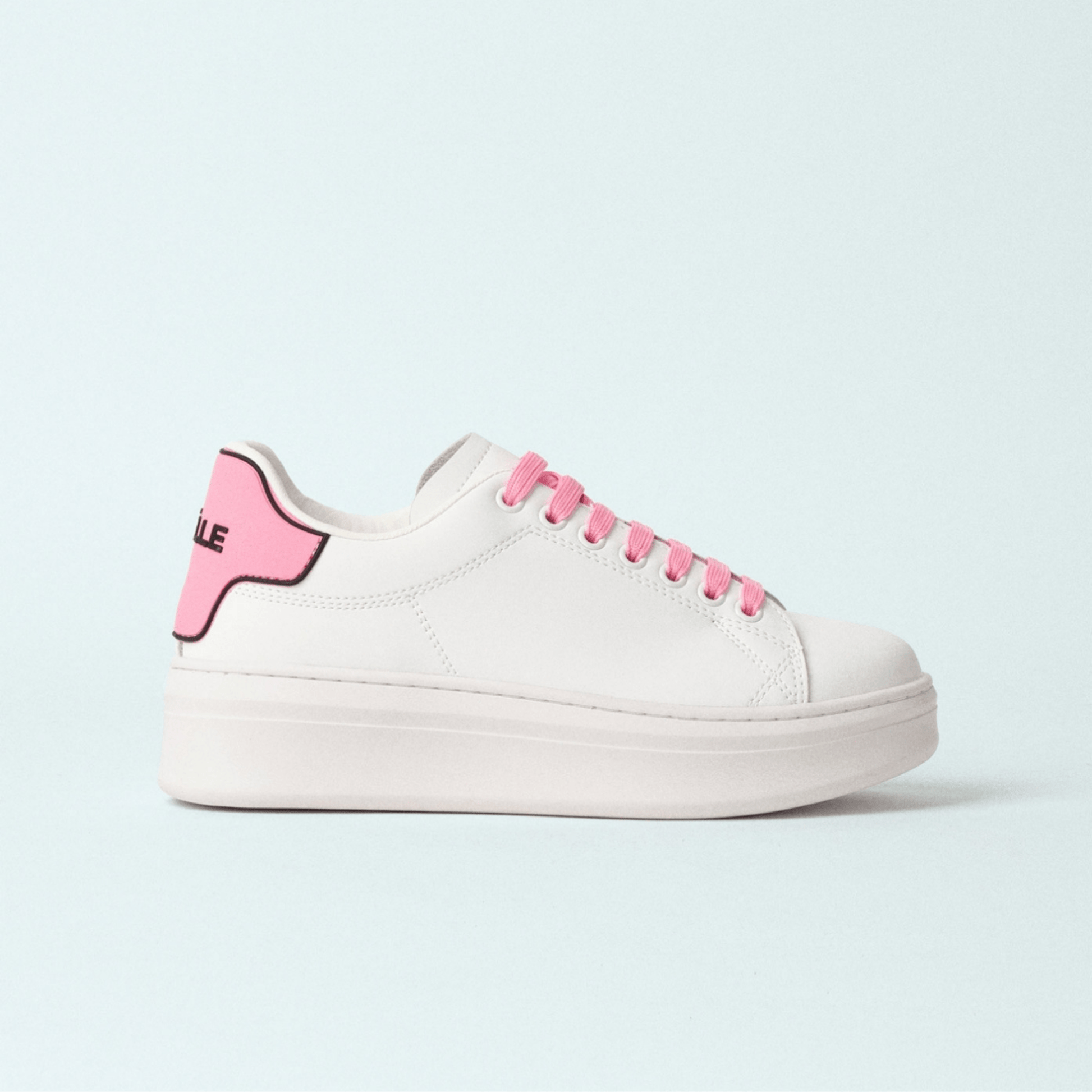 Sneaker Addict con Rubber Patch rosa