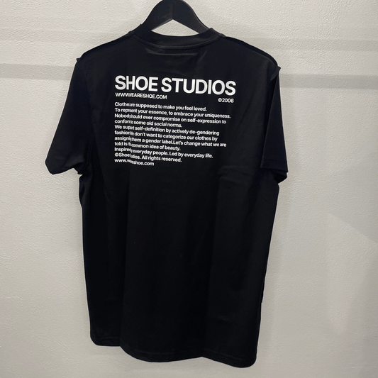 T-shirt con Stampa Shoe Studios nera